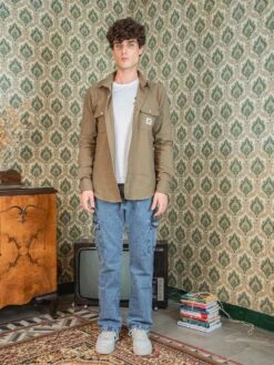 JEANS CARGO DE HOMBRE WOLF LIGHT BLUE