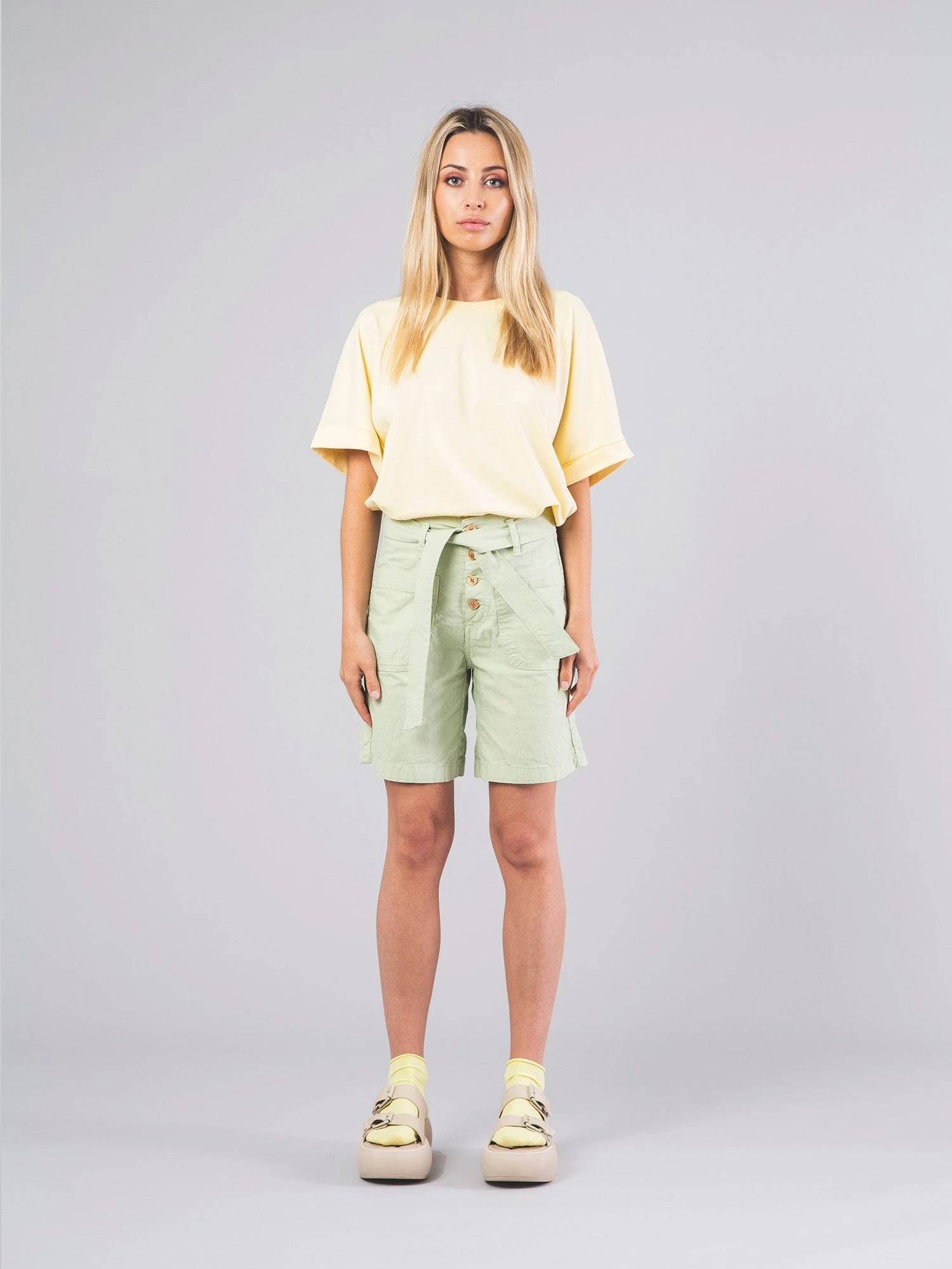 BERMUDAS DE MUJER WENDY OLD MINT 5 BERMUDAS DE MUJER WENDY OLD MINT - Imagen 3