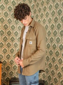 CAMISA DE HOMBRE FURAY WORKER GREEN -Capitan Denim 1 19