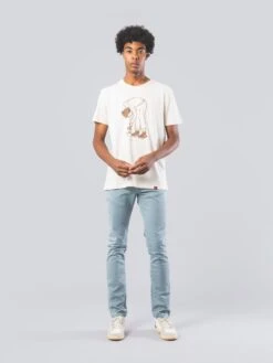 CAMISETA UNISEX DE ALGODÓN ORGÁNICO RAW COTTON FLOR -Capitan Denim 1 34