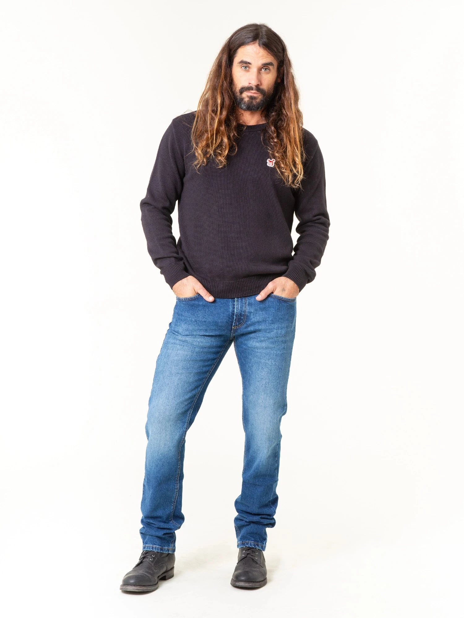 PANTALONES VAQUEROS SLIM DE HOMBRE FLAMINGO USED BLUE 3 PANTALONES VAQUEROS SLIM DE HOMBRE FLAMINGO USED BLUE - Imagen 2