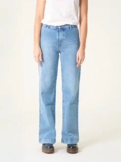 WIDE LEG LUPE LIGHT BLUE