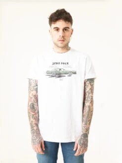 CAMISETA SPACE DARK BLANCO UNISEX