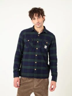 SOBRECAMISA DE HOMBRE PIXIE GREEN PLAID