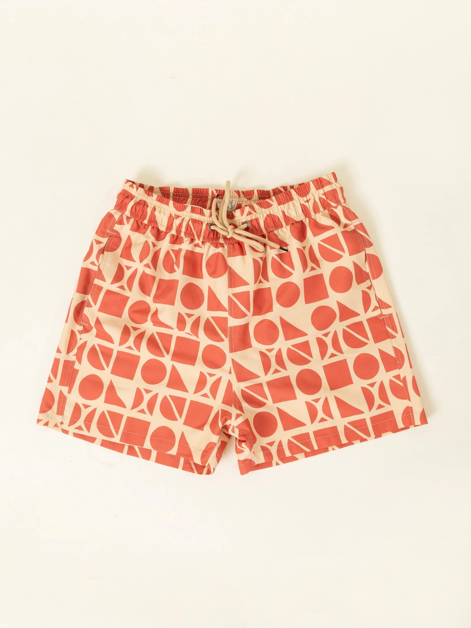 BAÑADOR DE HOMBRE NOKIE GEOMETRIC RED & CREAM 3 BAÑADOR DE HOMBRE NOKIE GEOMETRIC RED & CREAM