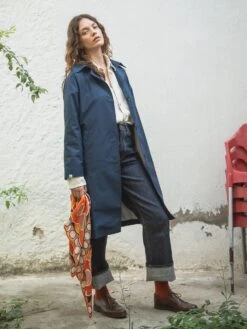 GABARDINA DE MUJER NICO NAVY 8 GABARDINA DE MUJER NICO NAVY -Capitan Denim 2 26