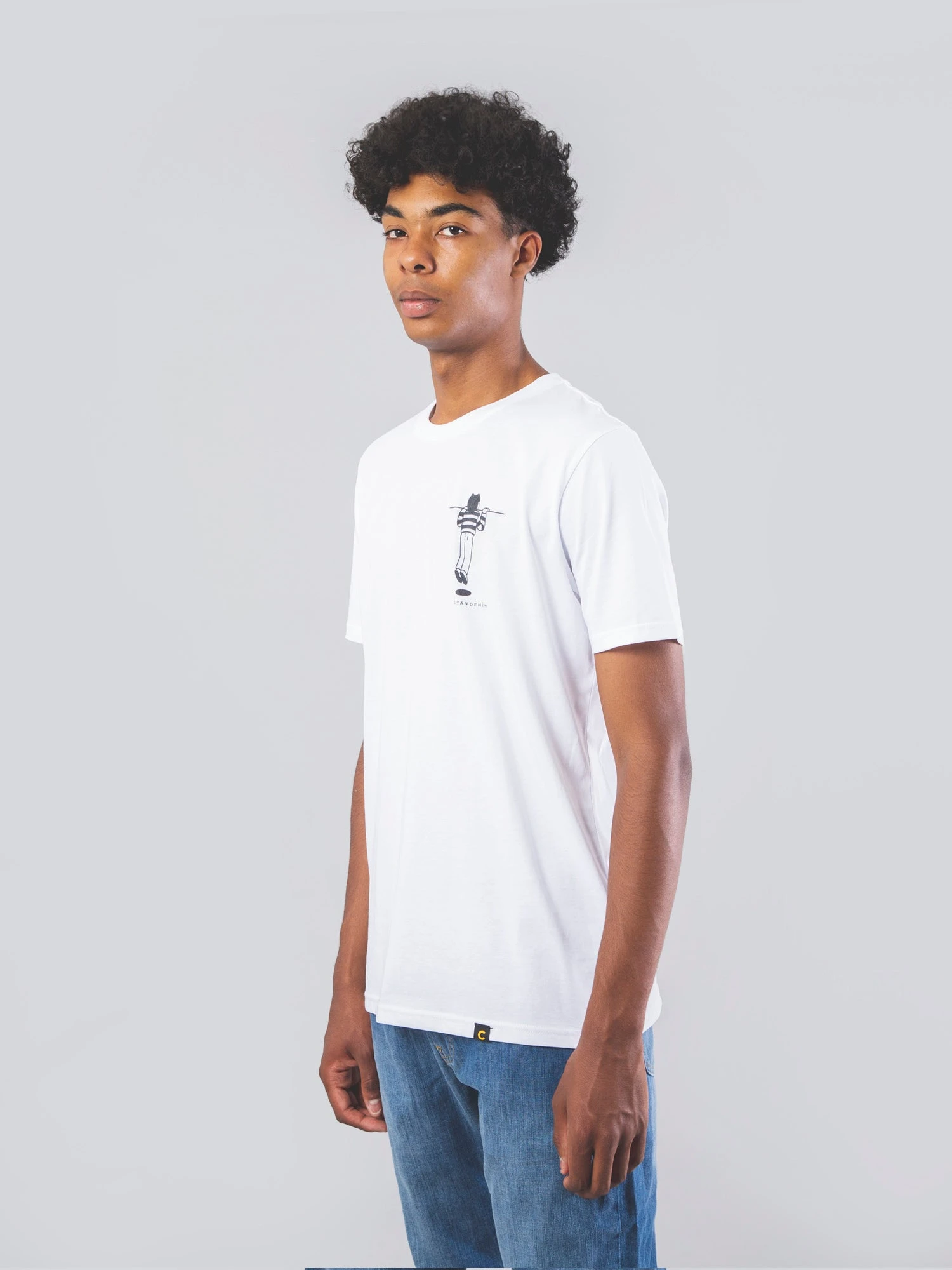 CAMISETA UNISEX DE ALGODÓN ORGÁNICO VOYEUR BLANCA 5 CAMISETA UNISEX DE ALGODÓN ORGÁNICO VOYEUR BLANCA - Imagen 3