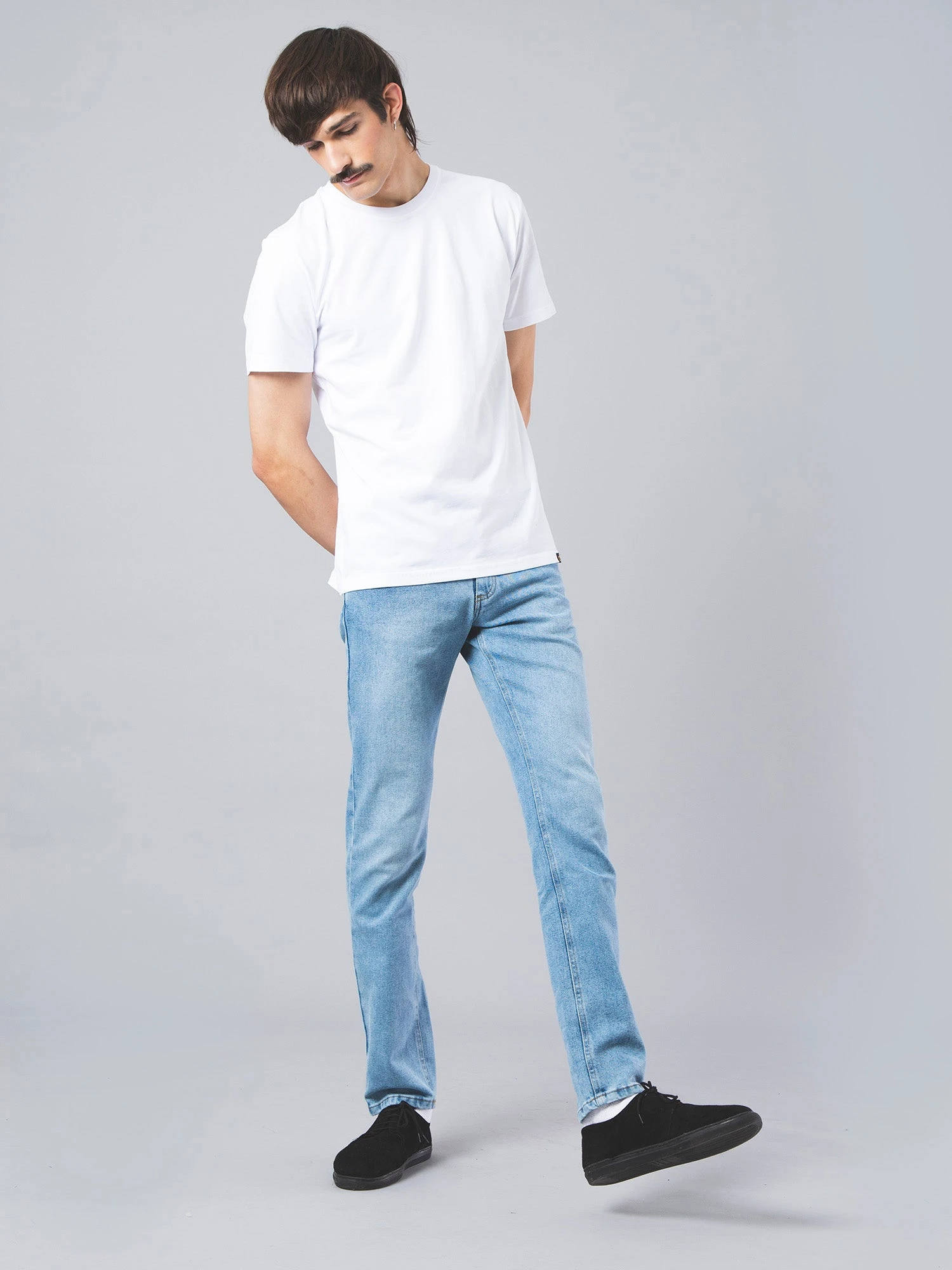 PANTALONES VAQUEROS SLIM DE HOMBRE FLAMINGO VINTAGE LIGHT BLUE 4 PANTALONES VAQUEROS SLIM DE HOMBRE FLAMINGO VINTAGE LIGHT BLUE - Imagen 2