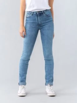 PANTALONES RECTOS DE MUJER MANITOBA LIGHT BLUE