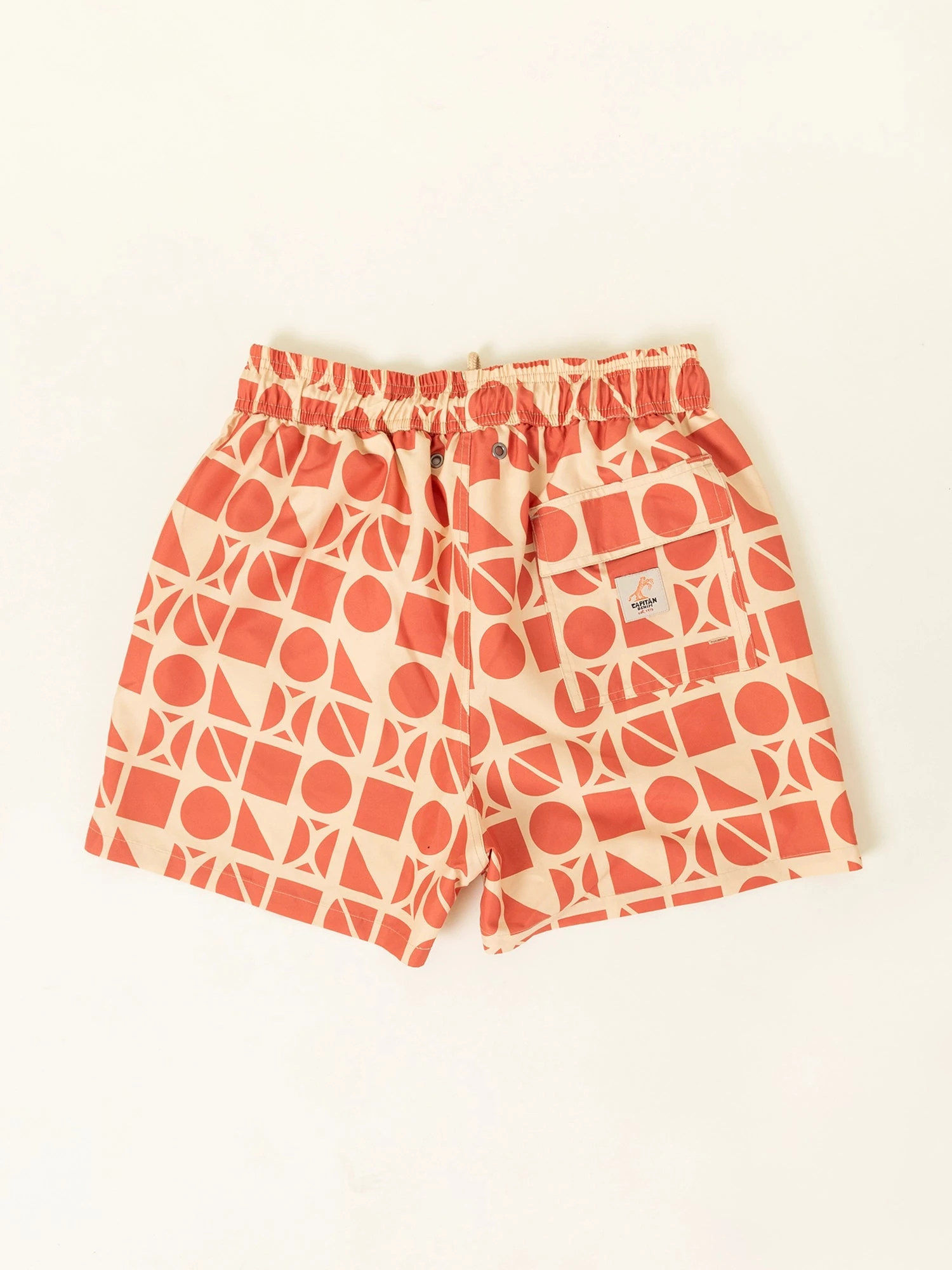 BAÑADOR DE HOMBRE NOKIE GEOMETRIC RED & CREAM 4 BAÑADOR DE HOMBRE NOKIE GEOMETRIC RED & CREAM - Imagen 2