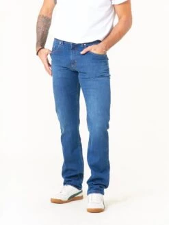 PANTALÓN VAQUER REGULAR DE HOMBRE OWENS MID BLUE