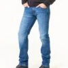 PANTALONES VAQUEROS SLIM DE HOMBRE FLAMINGO USED BLUE -Capitan Denim 2 54