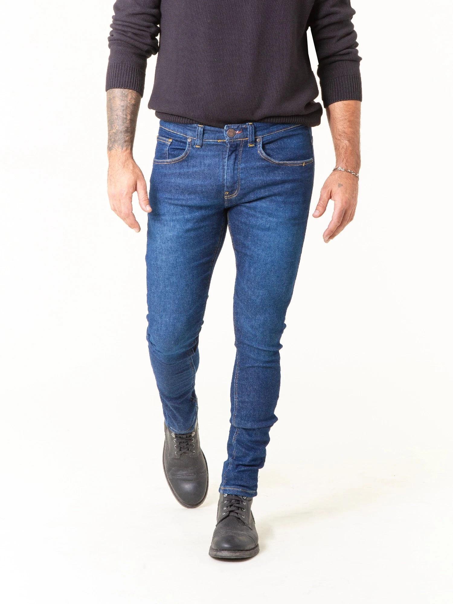 PANTALONES VAQUEROS PITILLO DE HOMBRE DUTRONC DARK USED BLUE 3 PANTALONES VAQUEROS PITILLO DE HOMBRE DUTRONC DARK USED BLUE