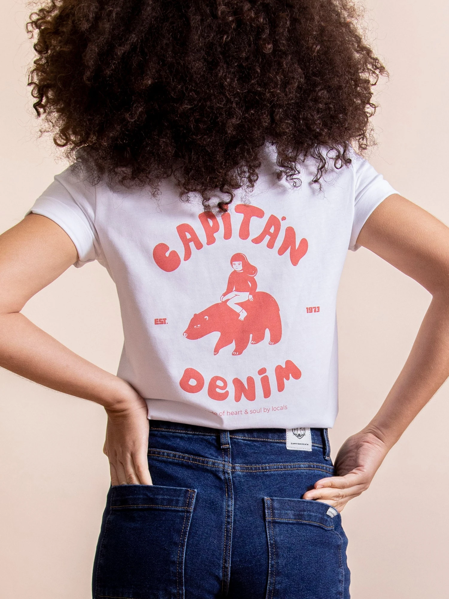 CAMISETA RED BEAR BLANCA UNISEX 4 CAMISETA RED BEAR BLANCA UNISEX - Imagen 2