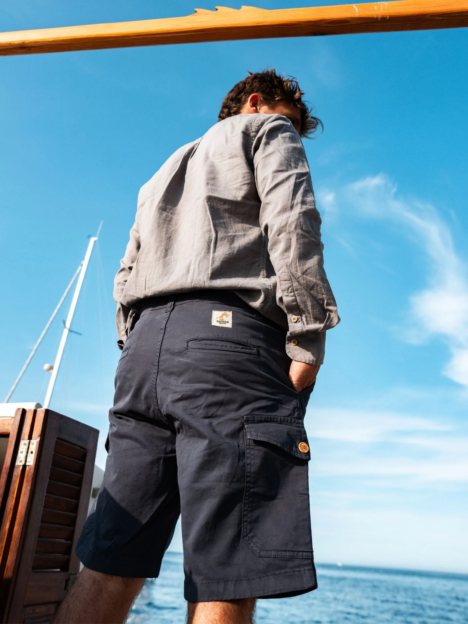 BERMUDAS CARGO DE HOMBRE WOODY NAVY 5 BERMUDAS CARGO DE HOMBRE WOODY NAVY - Imagen 3