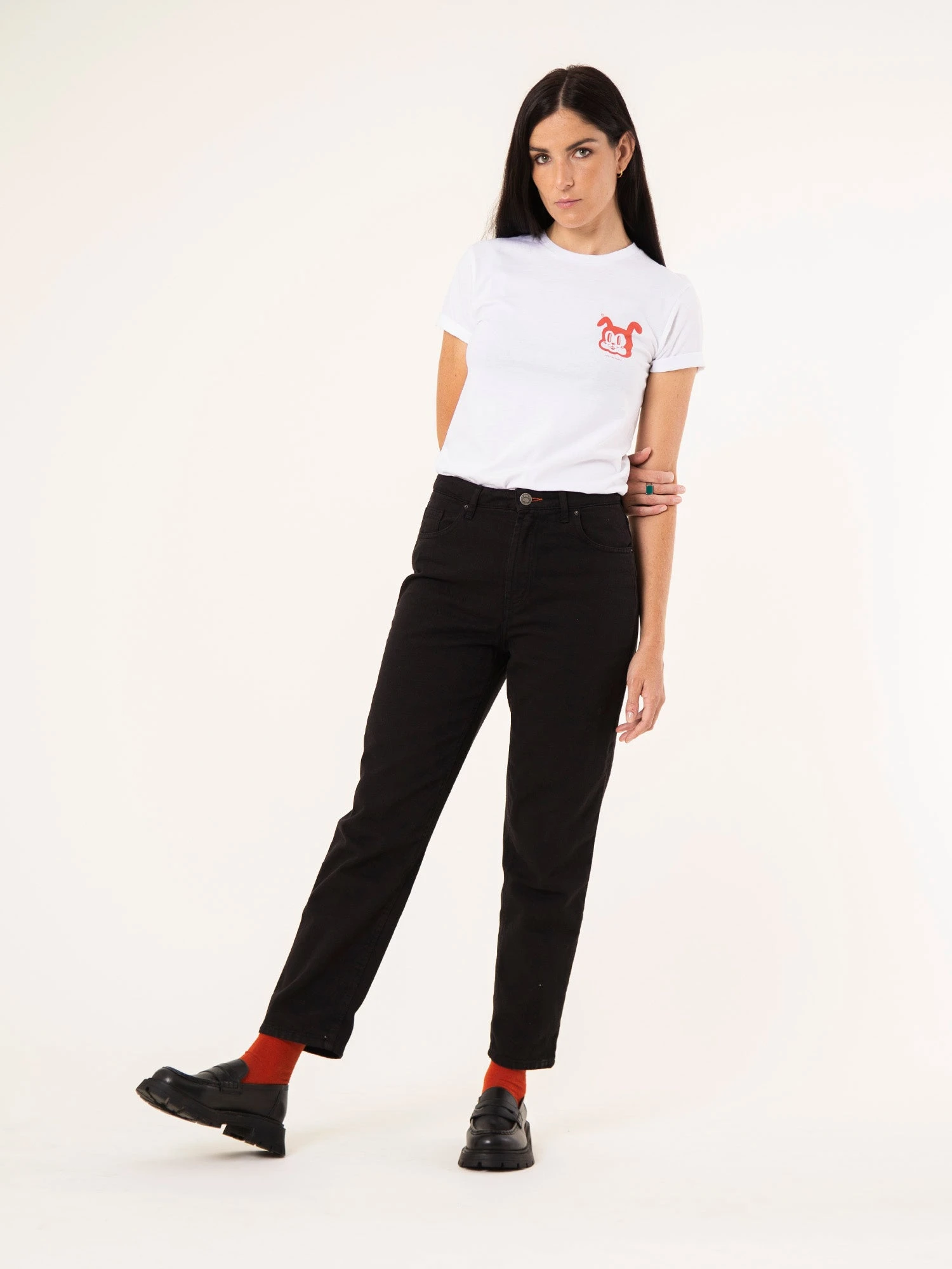 PANTALÓN VAQUERO DE MUJER MOMFIT TULSA OLD BLACK 4 PANTALÓN VAQUERO DE MUJER MOMFIT TULSA OLD BLACK - Imagen 2