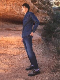 PANTALON VAQUERO ELVIS DARK USED BLUE -Capitan Denim 3 2a1d4f0c b53d 4a7d af5d 2c44a3f23d0d