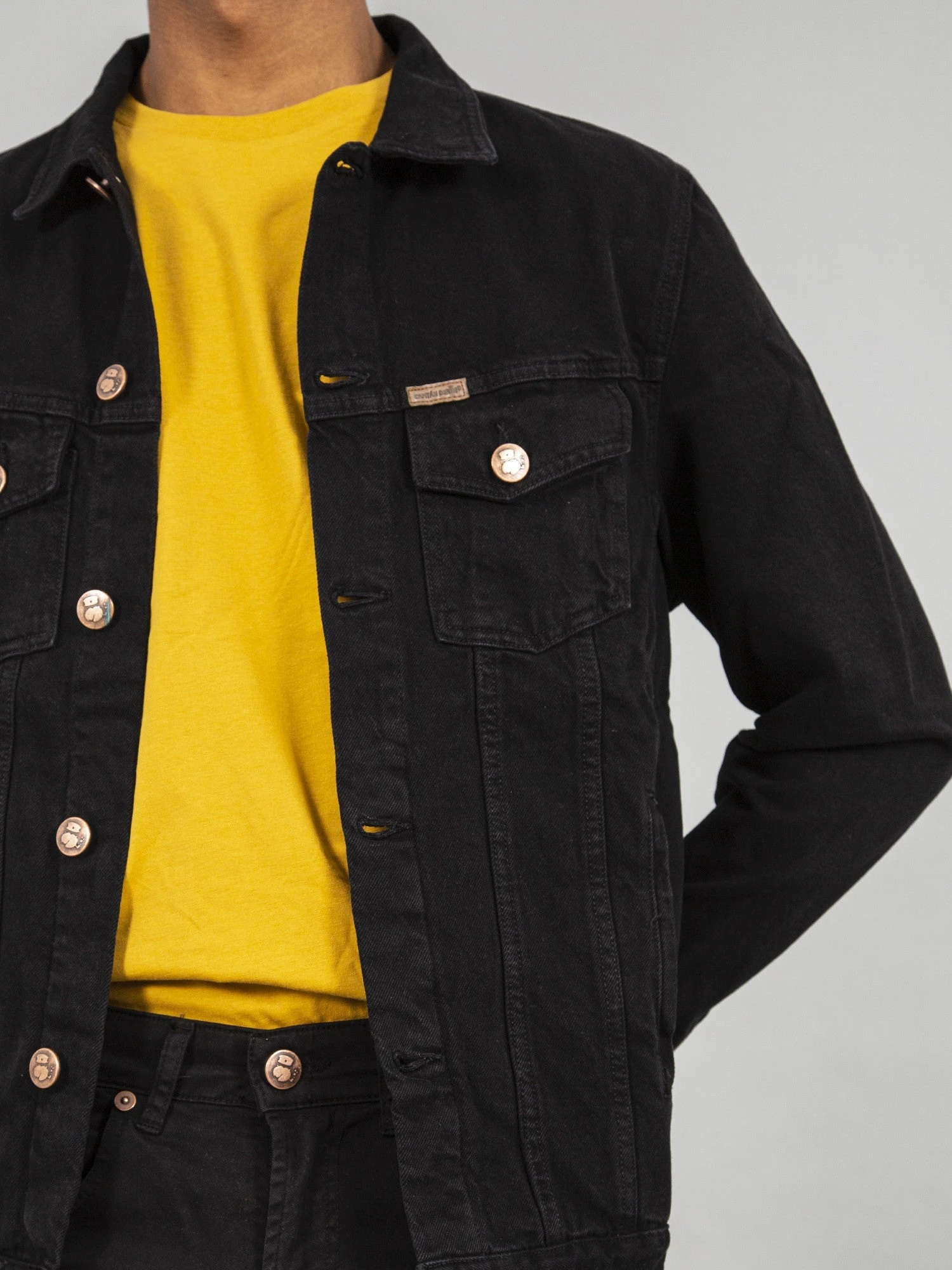 CAZADORA GINO DEEP BLACK 6 CAZADORA GINO DEEP BLACK - Imagen 4