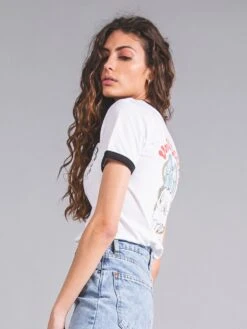 CAMISETA VOODOO SISTER RINGER BLACK AND WHITE -Capitan Denim 4625