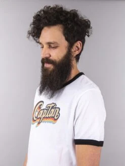 CAMISETA CAPITÁN BLACK AND WHITE -Capitan Denim 4853