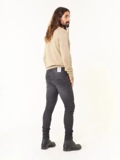 PANTALONES VAQUEROS PITILLO DE HOMBRE DUTRONC MID USED GREY 11 PANTALONES VAQUEROS PITILLO DE HOMBRE DUTRONC MID USED GREY -Capitan Denim 4 28