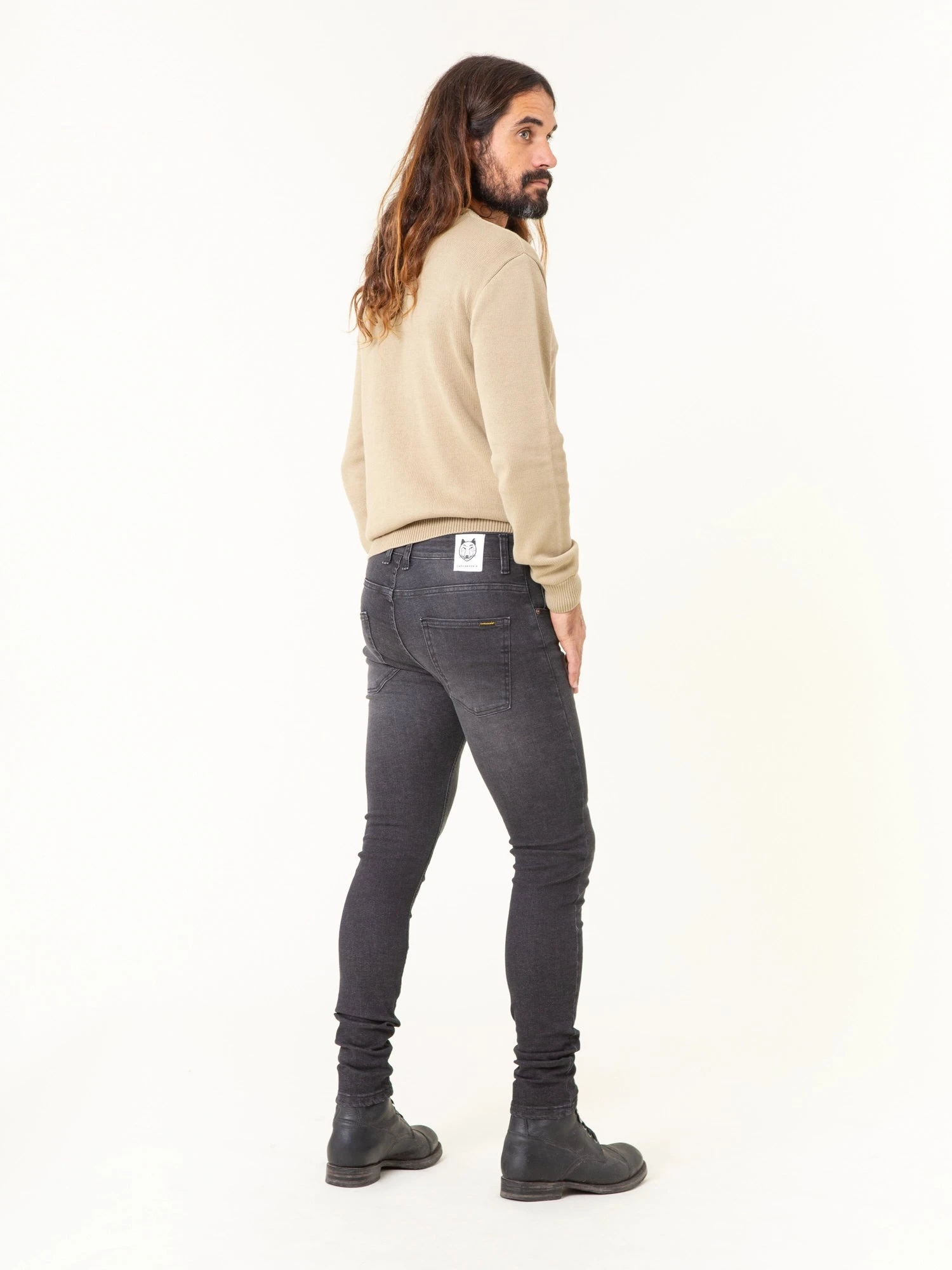 PANTALONES VAQUEROS PITILLO DE HOMBRE DUTRONC MID USED GREY 6 PANTALONES VAQUEROS PITILLO DE HOMBRE DUTRONC MID USED GREY - Imagen 4