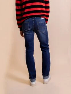 PANTALÓN VAQUER REGULAR DE HOMBRE OWENS DARK BLUE -Capitan Denim 4 3