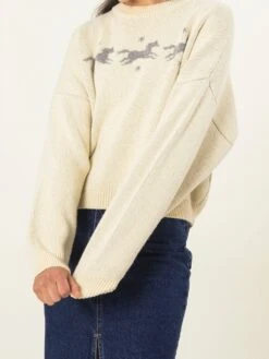 JERSEY DE MUJER NANCY HORSES BEIGE -Capitan Denim 4 3e835026 7347 47b7 b4f4 3d0ac42cda63