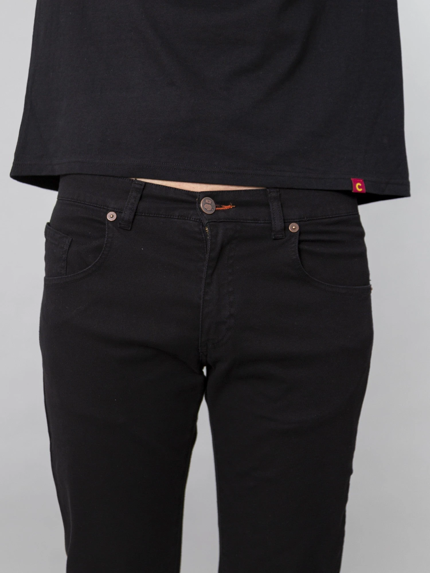 PANTALONES VAQUEROS SLIM DE HOMBRE FLAMINGO BLACK 7 PANTALONES VAQUEROS SLIM DE HOMBRE FLAMINGO BLACK - Imagen 5