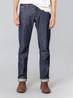 PANTALONES VAQUEROS RECTOS DE HOMBRE RAY RAW RECYCLED SELVEDGE 10 PANTALONES VAQUEROS RECTOS DE HOMBRE RAY RAW RECYCLED SELVEDGE -Capitan Denim 5208