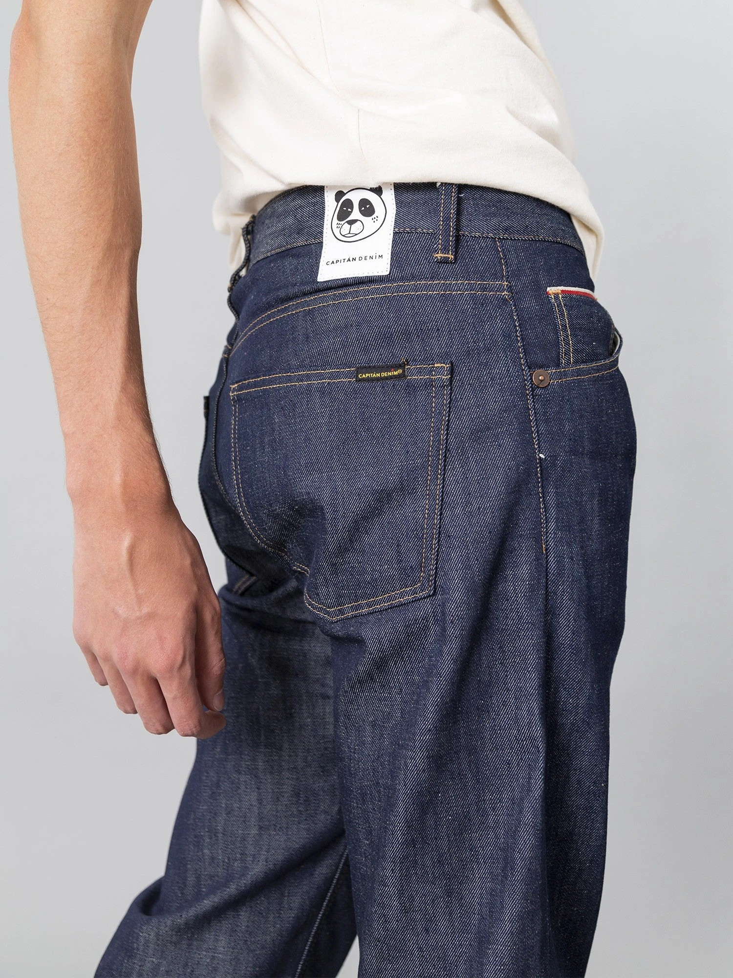 PANTALONES VAQUEROS RECTOS DE HOMBRE RAY RAW RECYCLED SELVEDGE 6 PANTALONES VAQUEROS RECTOS DE HOMBRE RAY RAW RECYCLED SELVEDGE - Imagen 4
