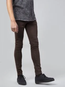 DUTRONC DARK BROWN RECYCLED COTTON -Capitan Denim 5630