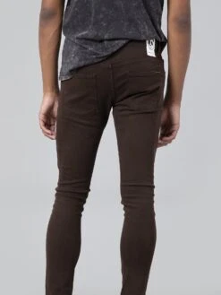 DUTRONC DARK BROWN RECYCLED COTTON -Capitan Denim 5632