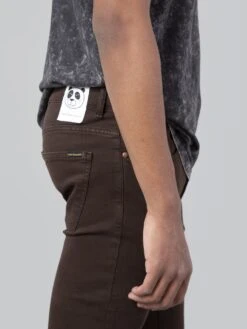 DUTRONC DARK BROWN RECYCLED COTTON -Capitan Denim 5633