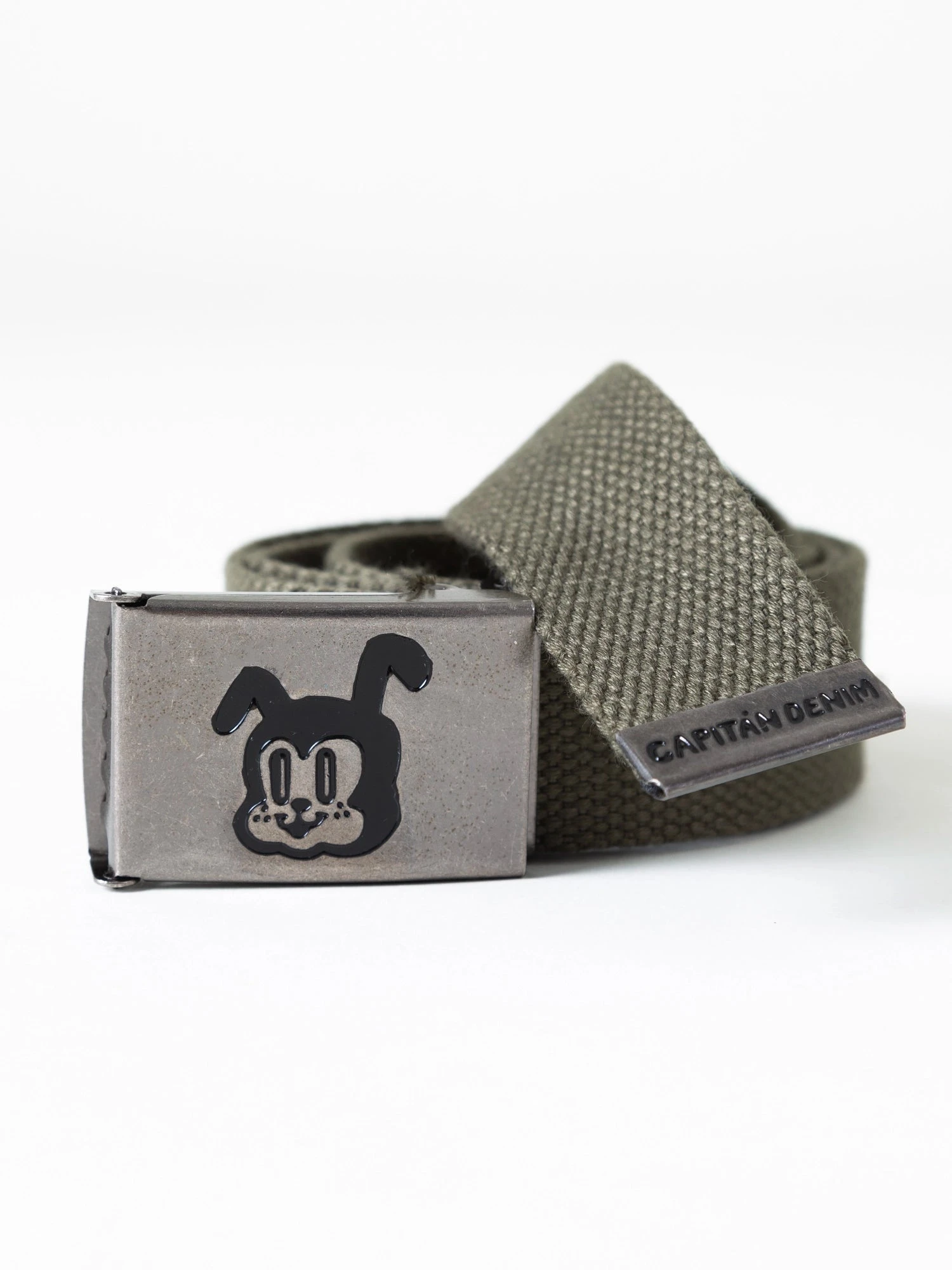 CINTURON UNISEX CINTA ALGODON KHAKI 4 CINTURON UNISEX CINTA ALGODON KHAKI - Imagen 2