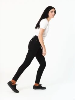 PANTALONES PITILLOS DE MUJER DENVER OLD BLACK -Capitan Denim 5 13