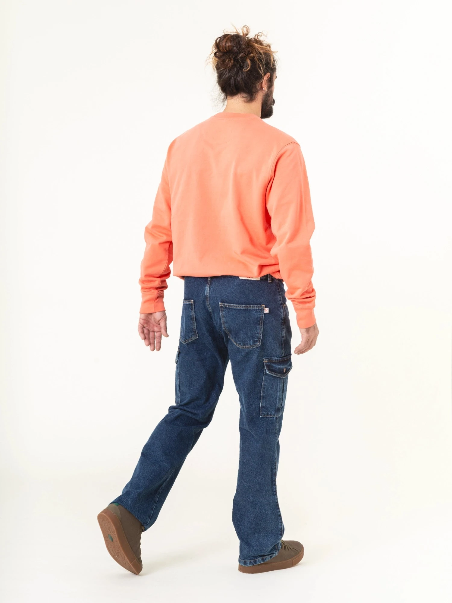 JEANS CARGO DE HOMBRE WOLF MID BLUE 5 JEANS CARGO DE HOMBRE WOLF MID BLUE - Imagen 3