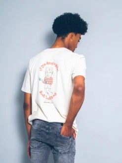 CAMISETA THE WOLFMAN CRUDO ORGANIC COTTON -Capitan Denim 5 c4cc1578 e2ea 485e 8e92 a5a48920e41d