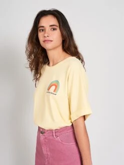 CAMISETA ARCO IRIS-RABBIT VAINILLA CHICA