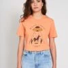 CAMISETA BIG DOWN IN MEXICO APRICOT UNISEX -Capitan Denim 6300
