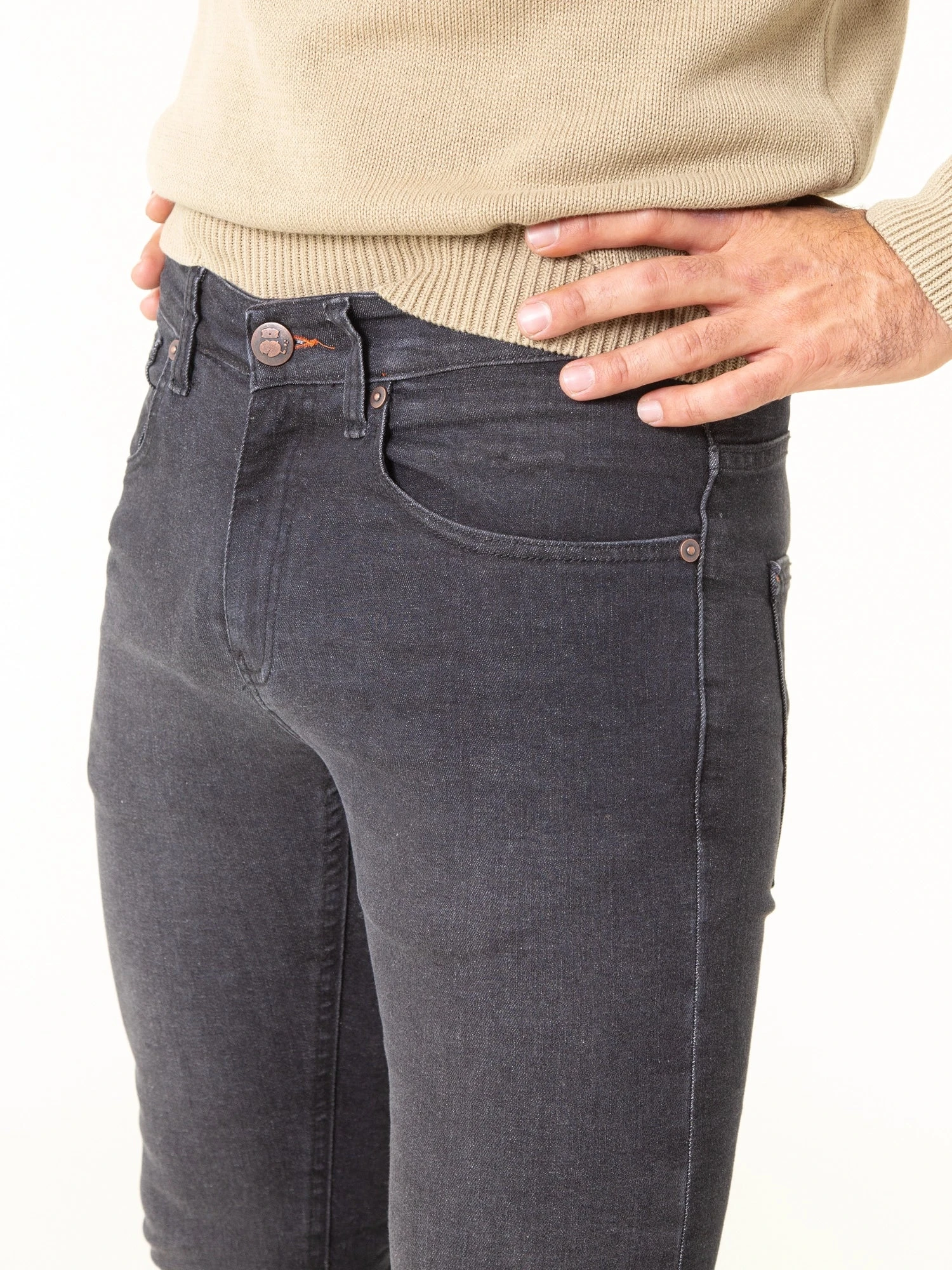 PANTALONES VAQUEROS PITILLO DE HOMBRE DUTRONC MID USED GREY 7 PANTALONES VAQUEROS PITILLO DE HOMBRE DUTRONC MID USED GREY - Imagen 5