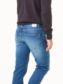 PANTALONES VAQUEROS SLIM DE HOMBRE FLAMINGO USED BLUE 11 PANTALONES VAQUEROS SLIM DE HOMBRE FLAMINGO USED BLUE -Capitan Denim 6webp