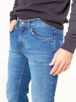 PANTALONES VAQUEROS SLIM DE HOMBRE FLAMINGO USED BLUE 12 PANTALONES VAQUEROS SLIM DE HOMBRE FLAMINGO USED BLUE -Capitan Denim 7 10