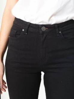 PANTALONES PITILLOS DE MUJER DENVER OLD BLACK -Capitan Denim 7 8