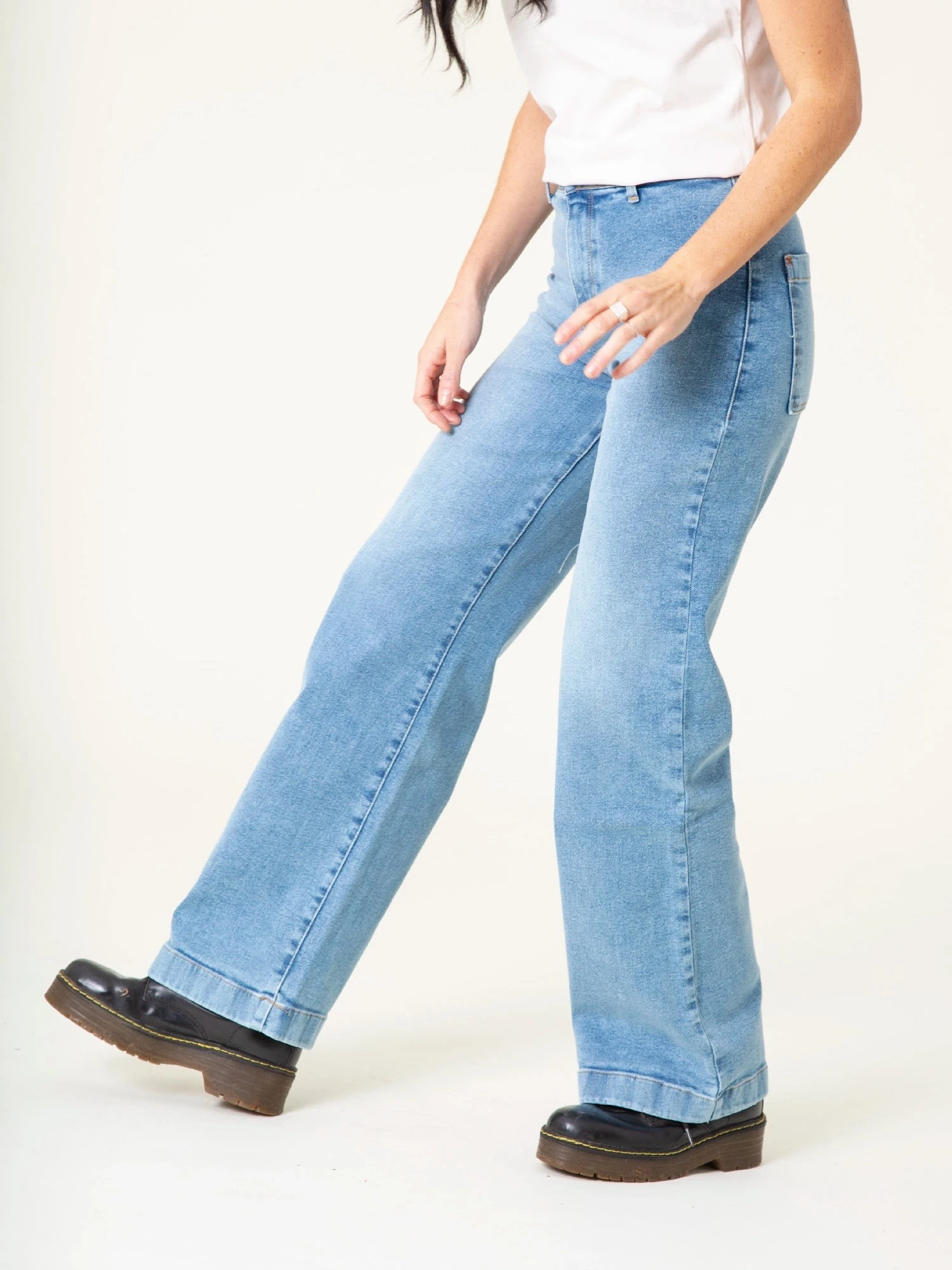 WIDE LEG LUPE LIGHT BLUE 10 WIDE LEG LUPE LIGHT BLUE - Imagen 8