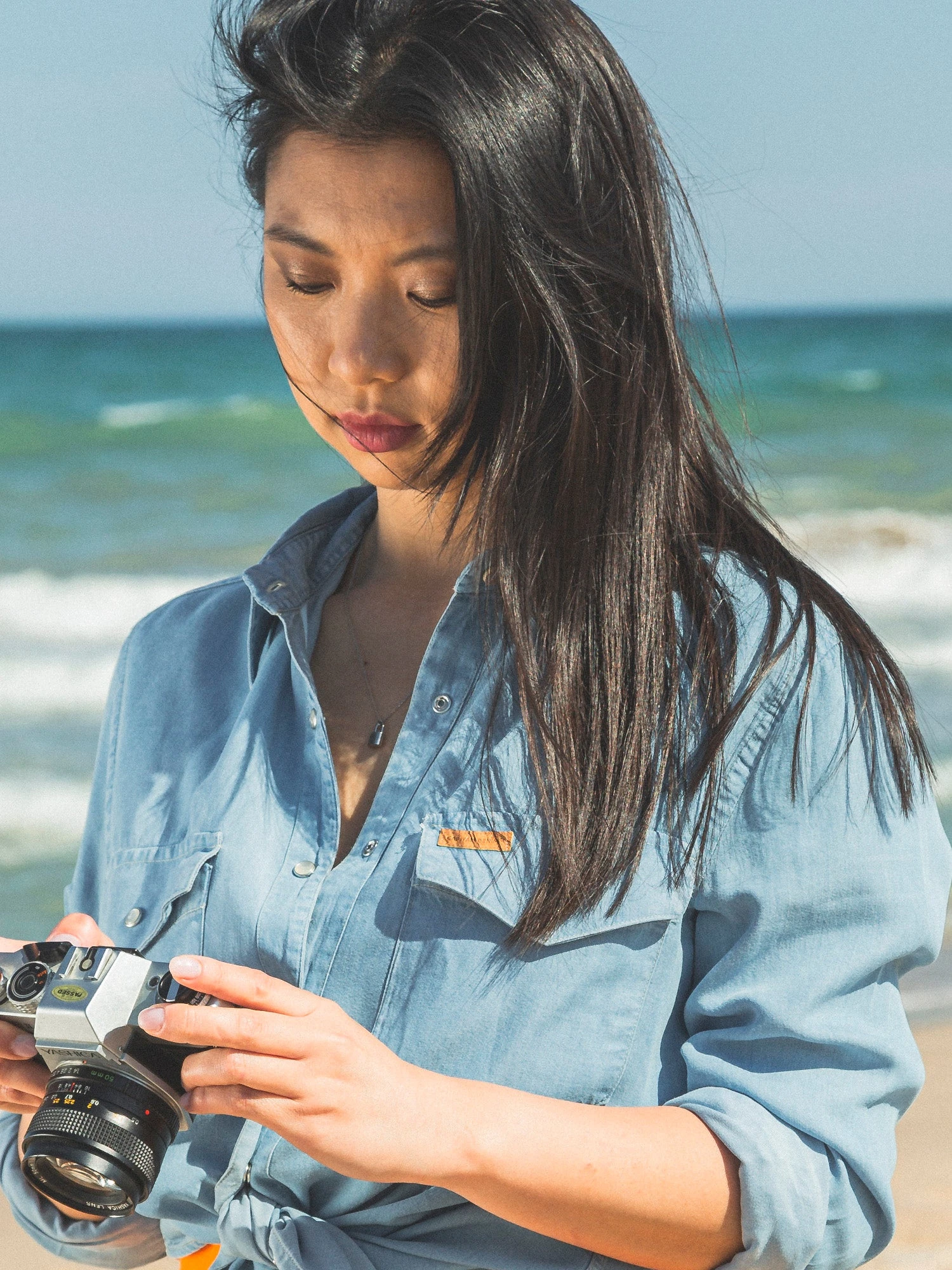CAMISA VAQUERA DE MUJER COLT LIGHT BLUE 4 CAMISA VAQUERA DE MUJER COLT LIGHT BLUE - Imagen 2
