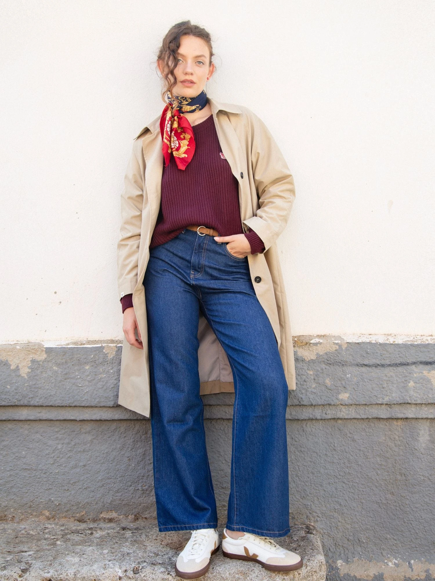 GABARDINA DE MUJER NICO CREAM 4 GABARDINA DE MUJER NICO CREAM - Imagen 2