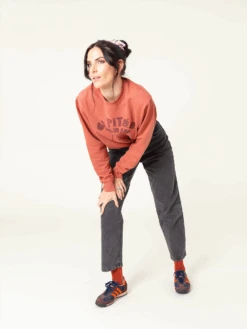 SUDADERA UNISEX BROWN -Capitan Denim S6A4456 1