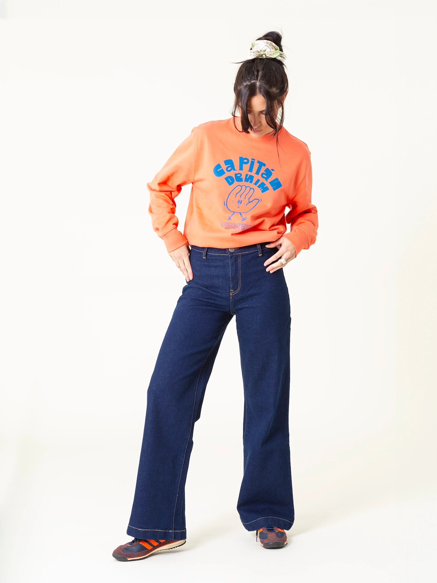 WIDE LEG LUPE RAW BLUE 4 WIDE LEG LUPE RAW BLUE - Imagen 2