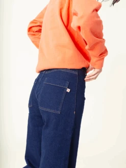 WIDE LEG LUPE RAW BLUE 17 WIDE LEG LUPE RAW BLUE -Capitan Denim S6A4488 1